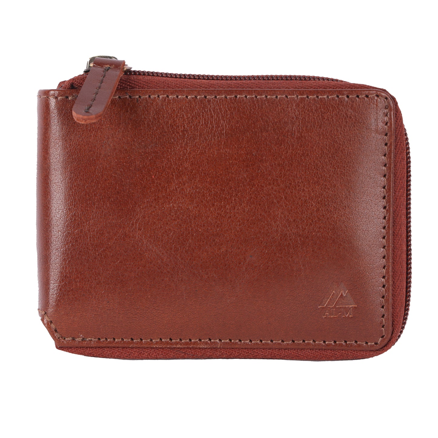 AL-M Zipper Bifold Wallet