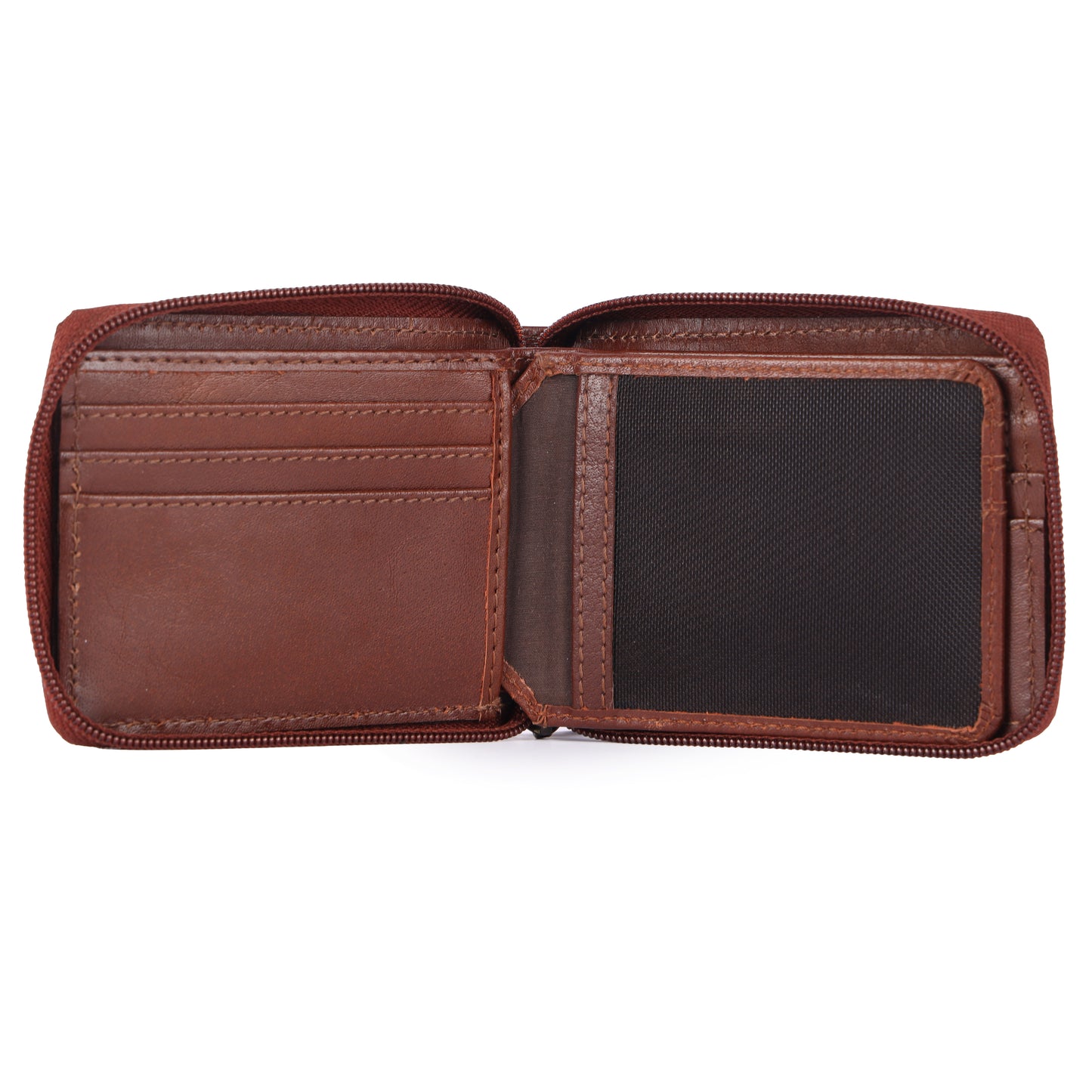 AL-M Zipper Bifold Wallet