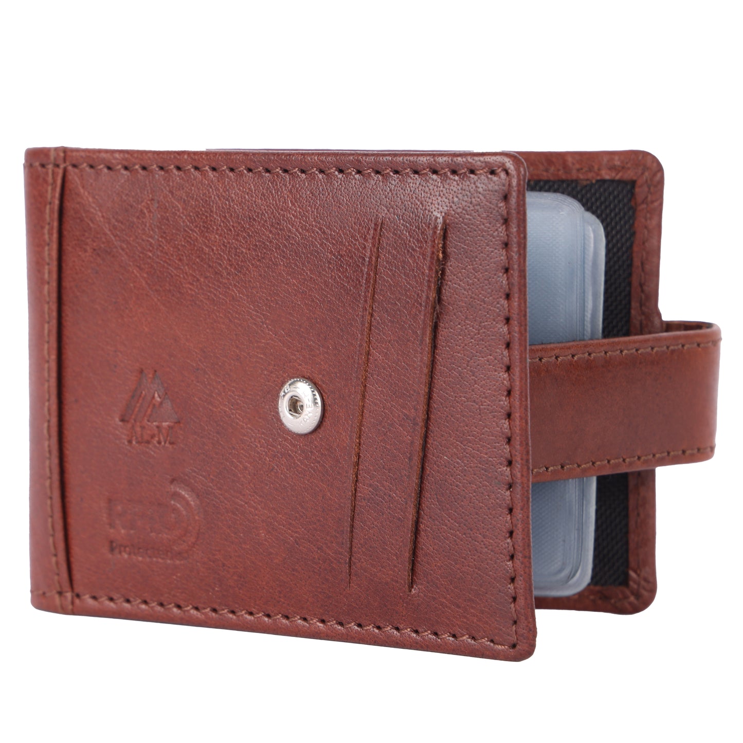 Card holder with plastic pouch