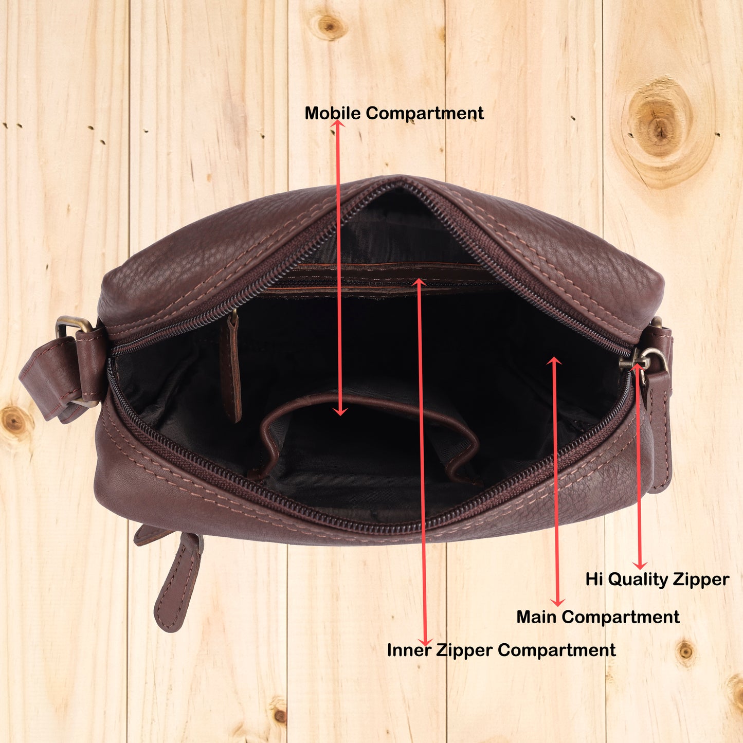 Crossbody Messenger Bag