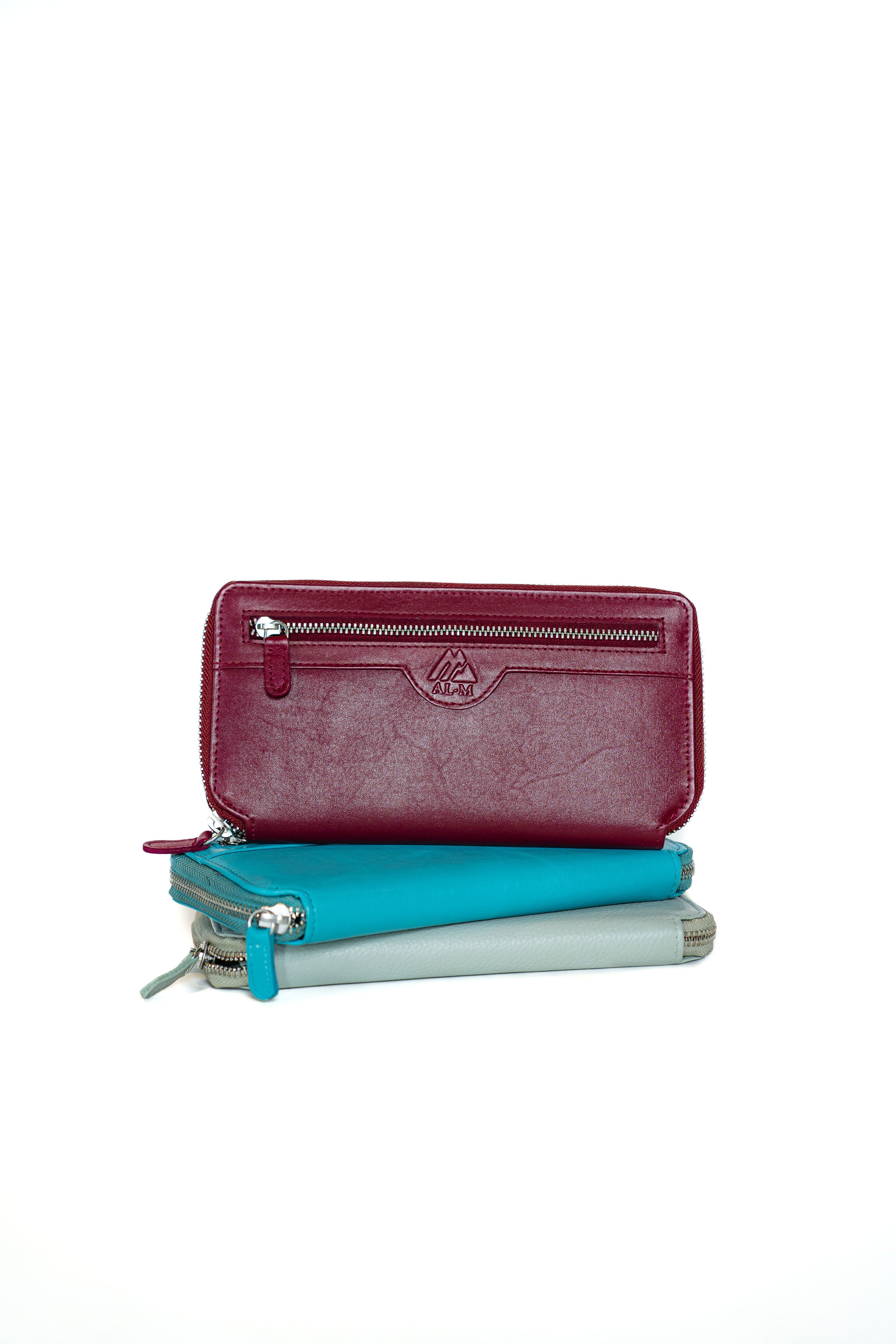 AL-M Front-zip Long Wallet – Mount Leather & Apparel INC