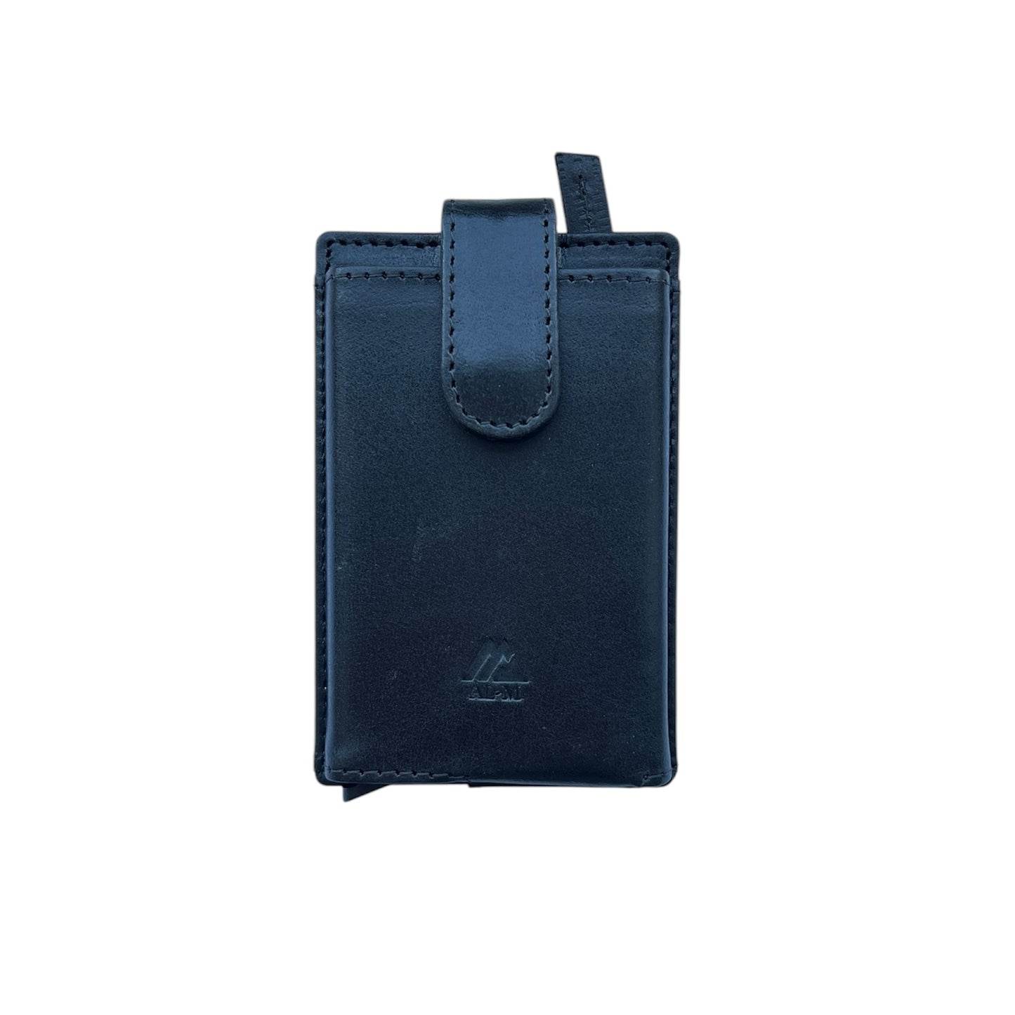 Leather alumininum case card holder