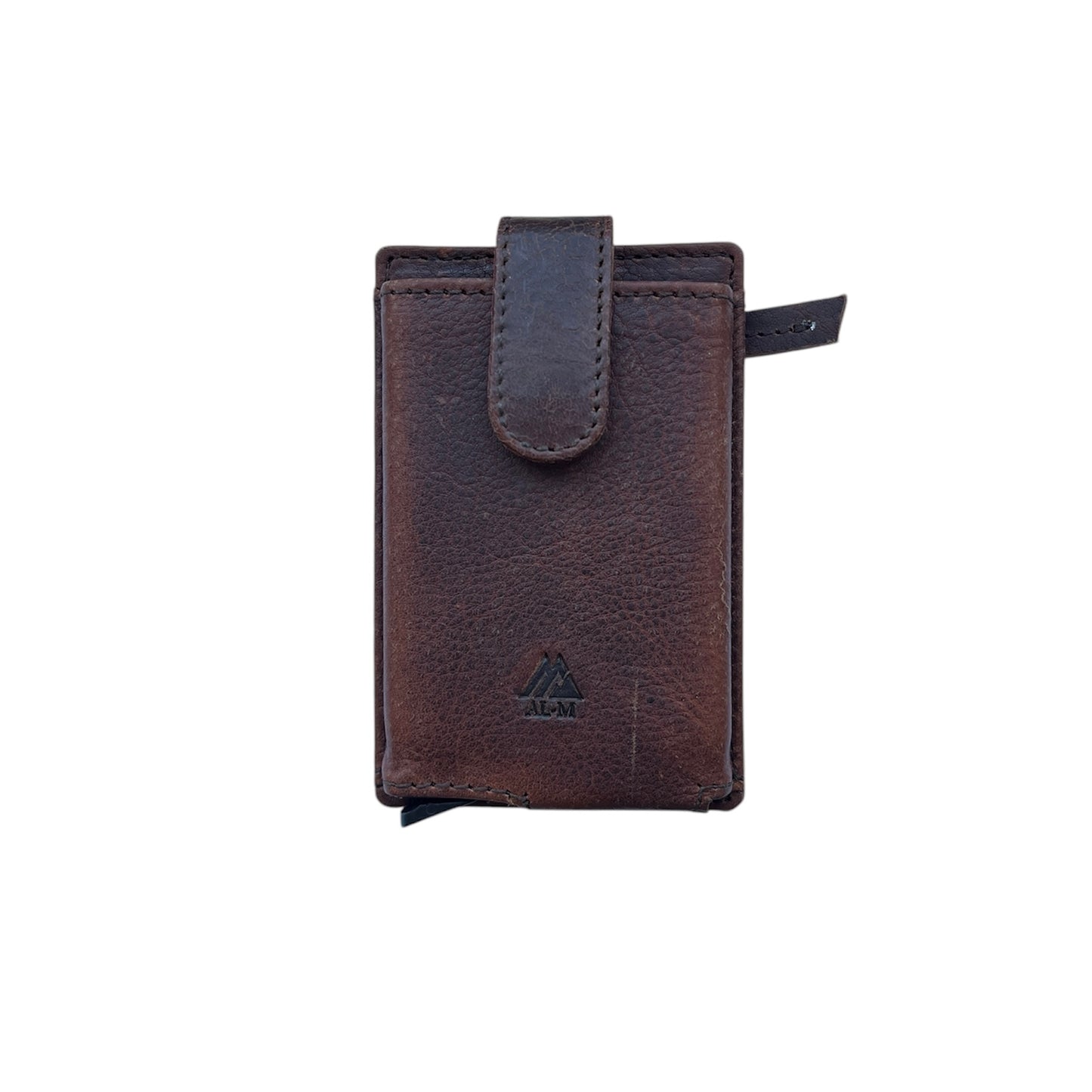 Leather alumininum case card holder